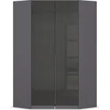OTTO home Eckschrank AGORDO 117 x 229 x 117 cm Grau