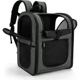 luxuskollektion Haustier Rucksack Tragetasche 2-12kg Grau