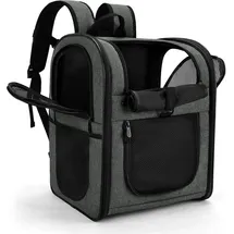 luxuskollektion Haustier Rucksack Tragetasche 2-12kg Grau