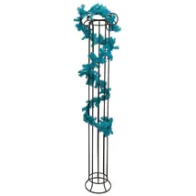 Europalms Dekokugel 10cm, schwarz 4x