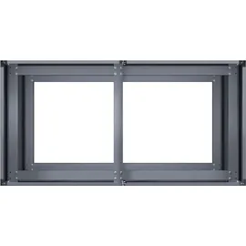 vidaXL Pflanzkübel 80 x 40 x 80 cm Anthrazit