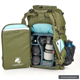 Shimoda Action X40 v2 Starter Kit mit mittlerer DSLR Core Unit Armee Grün