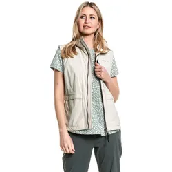 SCHÖFFEL Damen Weste Vest Amman L, pumice stone, 36