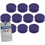 Magnetoplan Ergo-Magnete, large, violett, Pack a 10 Stück