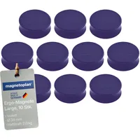 Magnetoplan Ergo-Magnete, large, violett, Pack a 10 Stück