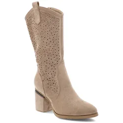 Beige Stiefel S.Barski Aus Material, 40