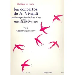 Les concertos de Vivaldi vol.1 3 concertos pour flûte à bec sopranino, 3 concertos pour flûte à bec, Fachbücher von Ed, Michel