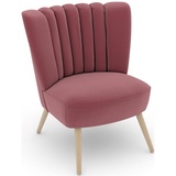 Max Winzer Max Winzer® Sessel »build-a-chair Aspen«, im Retrolook, zum Selbstgestalten rosa