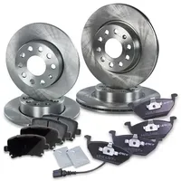 Brembo BREMSSCHEIBEN Ø312 + BREMSBELÄGE VORNE FÜR VW GOLF