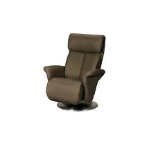 HIMOLLA Relaxsessel 7227 Leder 82 x 109 x 90 cm Braun mit Relax-Funktion