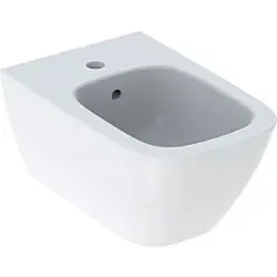 Geberit Smyle Square Wand-Bidet 500209018 KeraTect/weiß, geschlossene Form, mit Überlauf