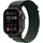 Apple Watch Ultra 2 GPS + Cellular 49 mm Titangehäuse schwarz, Nylon Armband grün L