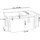 WFL GROUP Moderner Ausziehtisch 160 x 75 x 90 cm braun