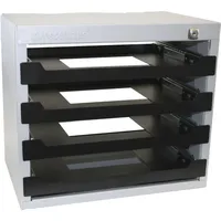 Dresselhaus Schrank Stahl 40,5 x 35,5 x 26,0 cm silbergrau unbestückt