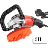 Wiltec Auto Poliermaschine Schleifmaschine 1200W bis 3000 U/min, Poliergerät mit 6 Stufen, mit Zubehör, Tellerschleifer, Rotationsschleifer