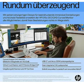 HP E45c G5 44,5" DQHD Curved schwarz