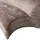 Woood Sofa Popular aus Chenille-Stoff, modernes Design, taupe, bequem gepolstert für 2-3 Personen