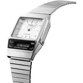 Casio Vintage Edgy Herren Edelstahl 40 mm AQ-800E-7AEF