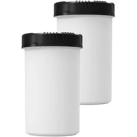 kanister-vertrieb kanister-vertrieb® Packo Vorratsdosen Set 2er Set 2000 ml Vorratsdose mit Deckel dicht verschließbar, Mehldose, Gewürzdose mit Schraubdeckel