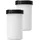 kanister-vertrieb kanister-vertrieb® Packo Vorratsdosen Set 2er Set 2000 ml Vorratsdose mit Deckel dicht verschließbar, Mehldose, Gewürzdose mit Schraubdeckel