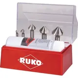 Ruko Kegel- und Entgratsenker-Satz DIN 335 Form C 90° HSS
