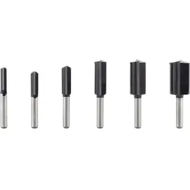 Bosch Nutfräser Set 1/4 Zoll 6-teilig