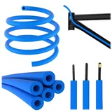 2 Stk 1,5 M Bike Rahmen Interne,Schaum Schaltung Gehäuse Dämpfer Hülse für Fahrrad,Fahrrad Rahmen Innengehäuse Dämpfer,Zur Verwendung mit Außendurchmessern bis 6 mm,Bike Shift/Bremse/Hydraulikschlauch