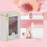 Pfirsiche Fußmaske Hornhautentferner, Hornhaut Socken, Abgestorbene und Entfernt Effektiv, Fußpflege für Zarte Füße, Exfoliating Fussmaske für Männer und Frauen (B Set-7 Stück)