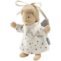 Sterntaler Spielpuppe zum Aufhängen, Schutzengel mit Halstuch, Motivdruck Sternzeichen