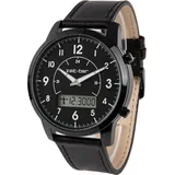 ZEIT-BAR Funk-Armbanduhr mit Datums- und Wochentagsanzeige, Stoppuhr,