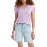 Levis Levi's Damen Perfect V-Neck T-Shirt,Purple Rose,XS