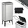 Relaxdays Sensor-Mülleimer, Abfalleimer, Silber