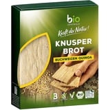 biozentrale Knusperbrot Buchweizen Quinoa - 7x100g (7er Pack) Bio-Knusperbrot - vegan & glutenfrei - knusprig luftige Alternative zu Maiswaffeln, Reiswaffeln und Knäckebrot