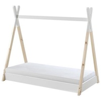 Vipack Zeltbett Tipi weiß/beige