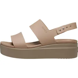 Crocs Brooklyn Low Wedge Herren Latte/Mushroom 36