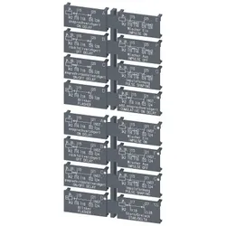 Siemens 3RP29010B Schildersatz für Multifunktionsgerät, 2 W Schildersatz (1 Stk) mit 16 Funktionen - 5 Stück