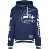 Recovered Seattle Seahawks NFL Emerald City Hoody Dunkelbau - XXL - XXL