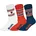 Socken 3er Pack Stretch-NFL 3Pack WHT/ORG/NNY 43/46