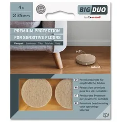 Big-Duo Parkettgleiter rund 35mm fix-o-moll
