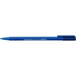 STAEDTLER Fasermaler triplus color, blau, ergonomische Dreikantform,
