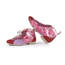 THINK! Damen Guad-2 chromfrei gegerbte nachhaltige Stiefelette, hibiskus/kombi 5050