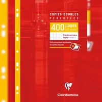 Clairefontaine 10x Packung mit 200 Blatt Kanzleibogen DIN A4, FR Lineatur 4791C
