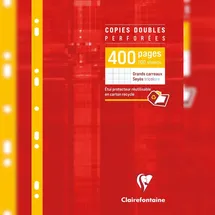 Clairefontaine 10x Packung mit 200 Blatt Kanzleibogen DIN A4, FR Lineatur 4791C
