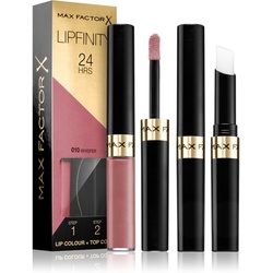 Max Factor Lipfinity Lip Colour langanhaltender Lippenstift mit Balsam Farbton 010 Whisper 4,2 g