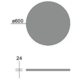 Brumberg Leuchten Akustikpaneel D750mm 85600580