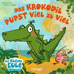 Das Krokodil pupst viel zu viel