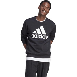 adidas Male Adult Essentials Fleece Big Logo Sweatshirt, Black, L
