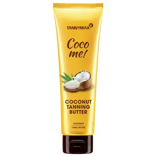 Tannymaxx Coconut Tanning Butter 150 ml - Kokosnuss & Shea Butter - Braun - Für dunkle Hauttöne - Creme