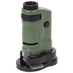 EDUPLAY Spielzeug-Gartenset Taschenmikroskop mit LED-Beleuchtung grün
