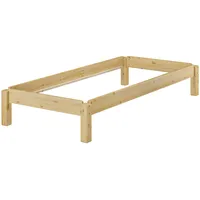 Erst-Holz Stapelbett 80 x 190 cm natur